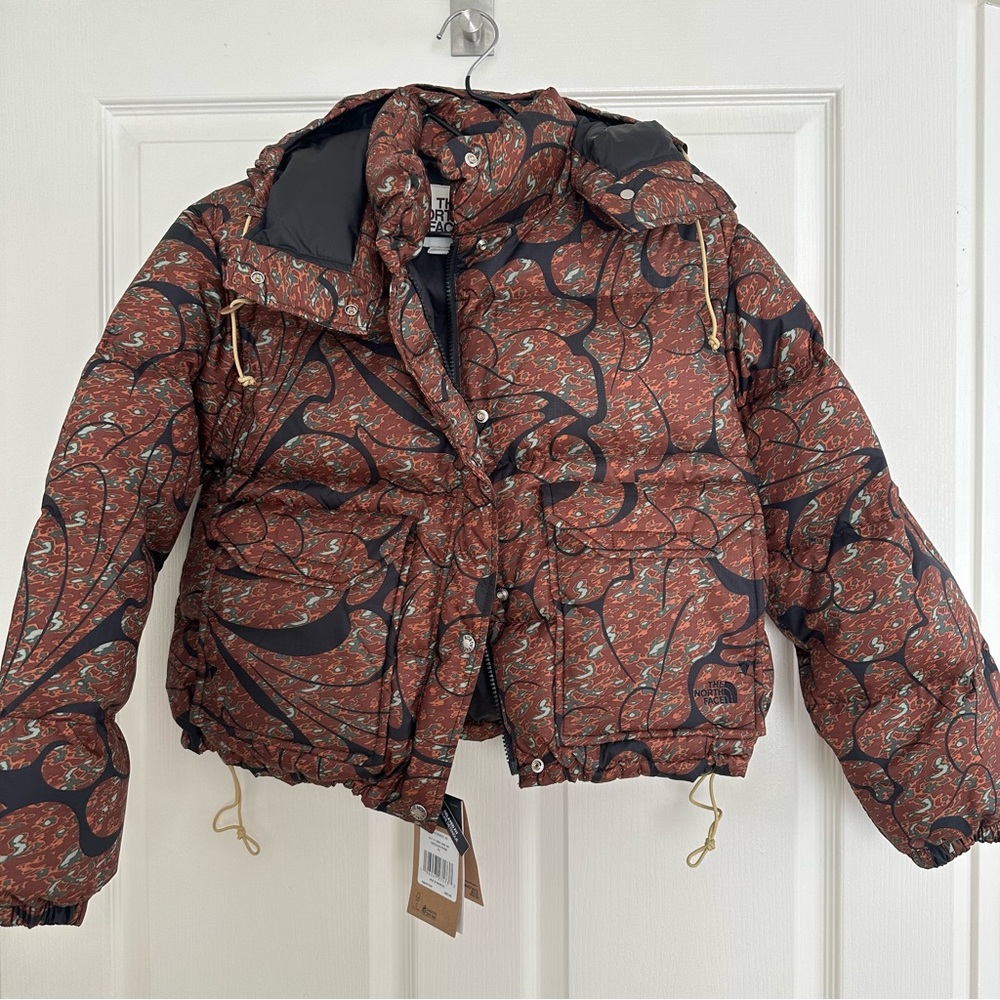 NWT The North Face Women's Printed Sierra Down Short Jacket XS - Picture 7 of 12